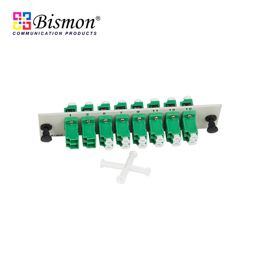 16 LC/APC Snap-in adapter Plate Single-mode Full set